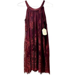 Halter A-Line Short Dress, Size Small